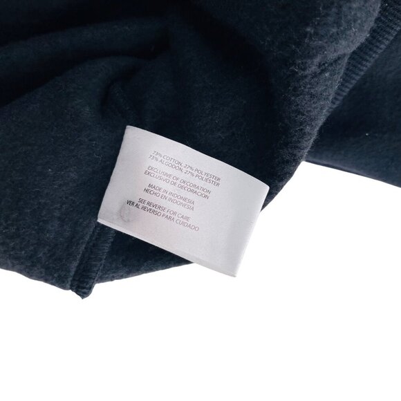 Gap 1969 Navy Blue Mens Hoodie Sweatshirt Large Cotton/Polyester Blend - Picture 4 of 6